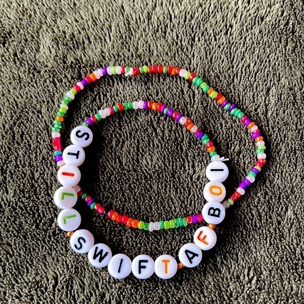 Taylor Swift Friendship bracelets—latest viral insta quote: “still swift af boi”